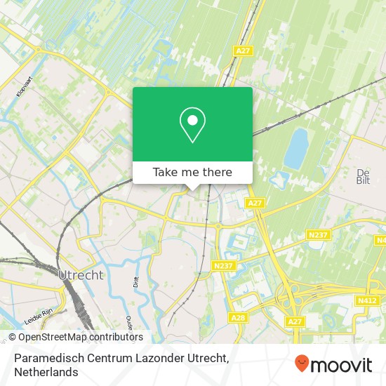 Paramedisch Centrum Lazonder Utrecht, Lamérislaan 17 map