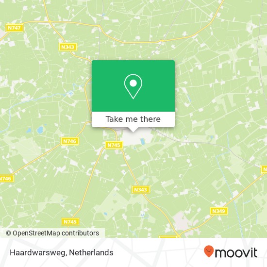 Haardwarsweg, 7651 DG Tubbergen map