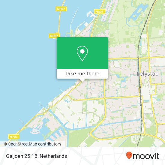 Galjoen 25 18, 8243 LJ Lelystad map