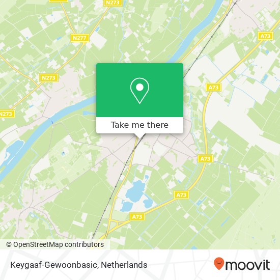 Keygaaf-Gewoonbasic, Stationsplein 1 map