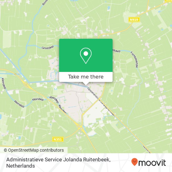 Administratieve Service Jolanda Ruitenbeek, Molenweg 17A map