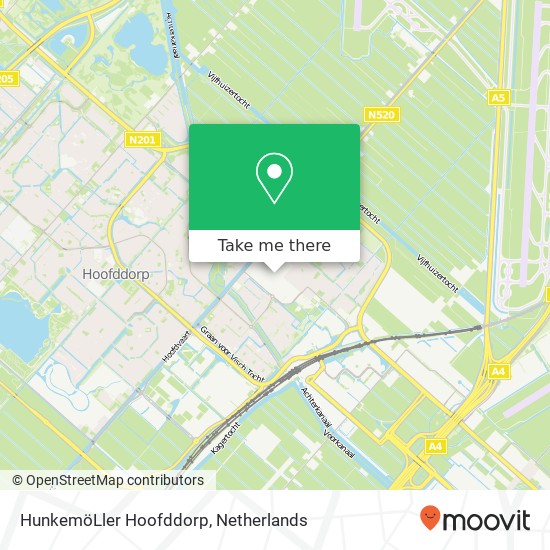 HunkemöLler Hoofddorp, Polderplein 241 map