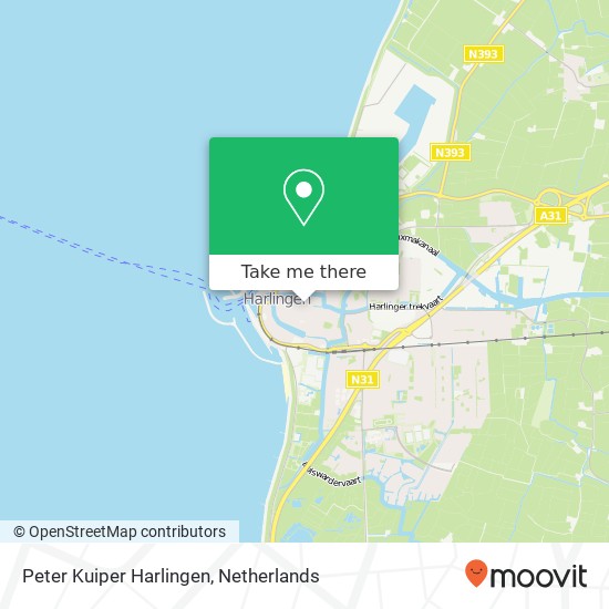 Peter Kuiper Harlingen, Voorstraat 42 Karte