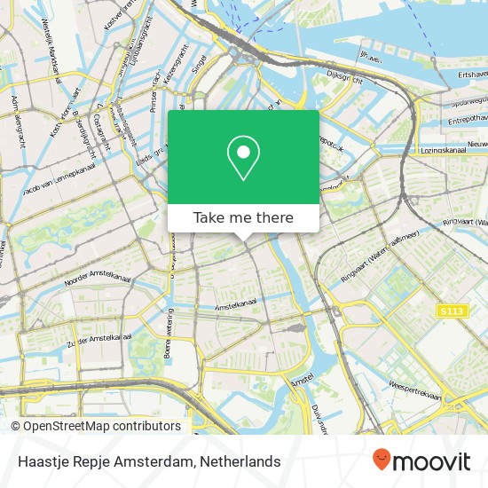 Haastje Repje Amsterdam, Van Woustraat 64 map