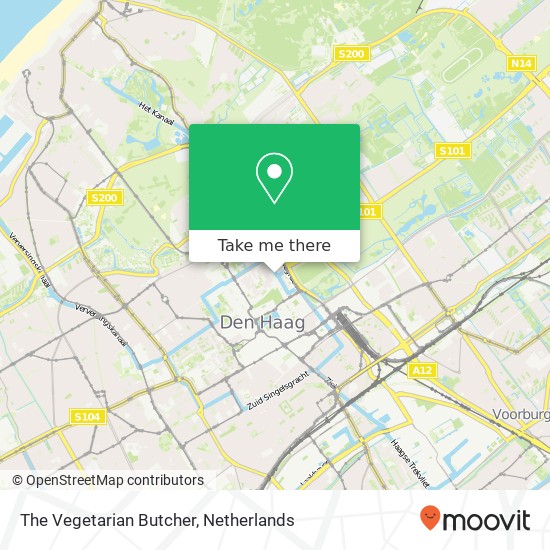 The Vegetarian Butcher, Hooikade 4 map