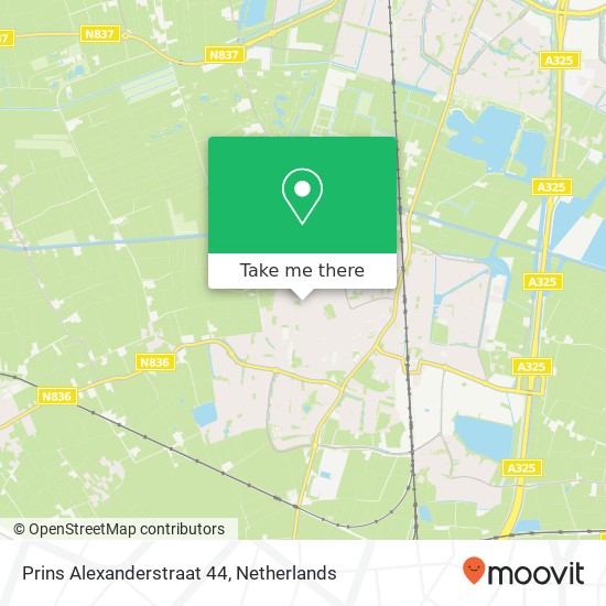 Prins Alexanderstraat 44, 6661 XK Elst map