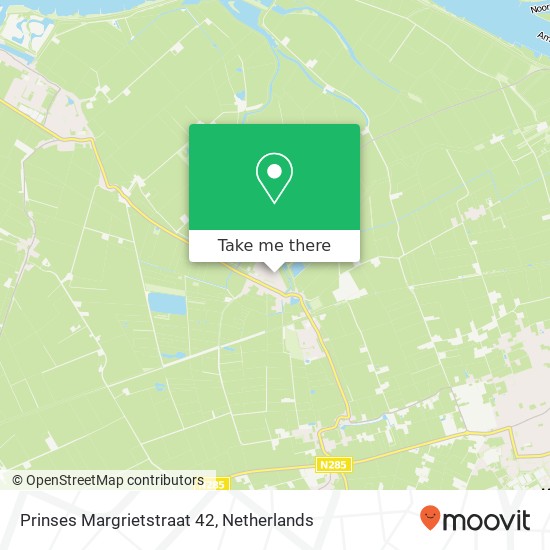 Prinses Margrietstraat 42, 4927 AJ Hooge Zwaluwe Karte