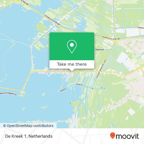 De Kreek 1, 1231 NM Loosdrecht map