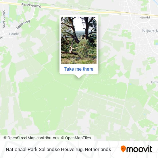 Nationaal Park Sallandse Heuvelrug map