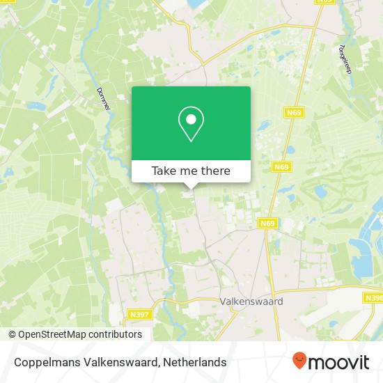 Coppelmans Valkenswaard, Nieuwe Waalreseweg 199 Karte