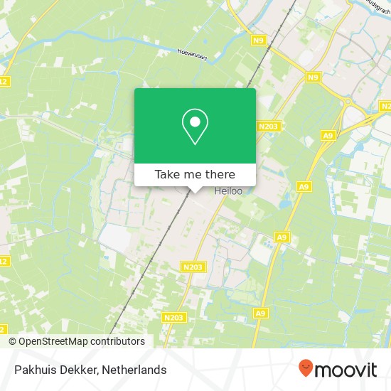 Pakhuis Dekker map