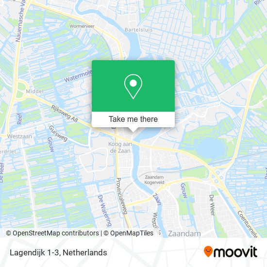 Lagendijk 1-3 map