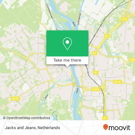 Jacks and Jeans, Muntstraat 48 map