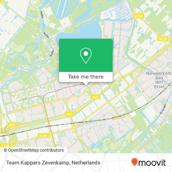 Team Kappers Zevenkamp, Ambachtsplein 6 map