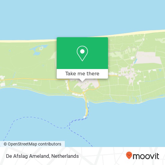 De Afslag Ameland, Reeweg 34 Karte