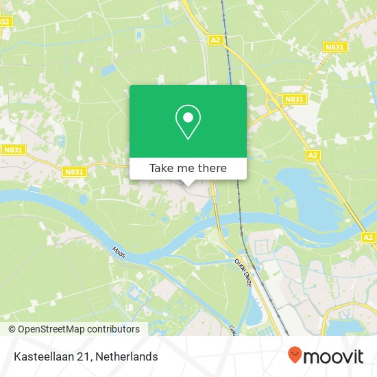 Kasteellaan 21, Kasteellaan 21, 5321 GL Hedel, Nederland map
