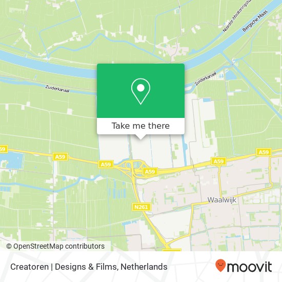 Creatoren | Designs & Films, Vijzelweg 21A map