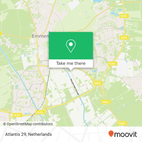 Atlantis 29, Atlantis 29, 7821 AX Emmen, Nederland map