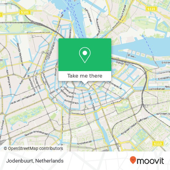 Jodenbuurt map