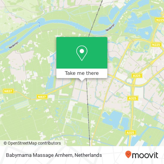 Babymama Massage Arnhem, Euterpestraat 37 Karte