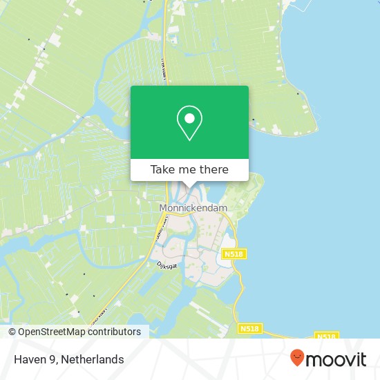 Haven 9, 1141 AZ Monnickendam map