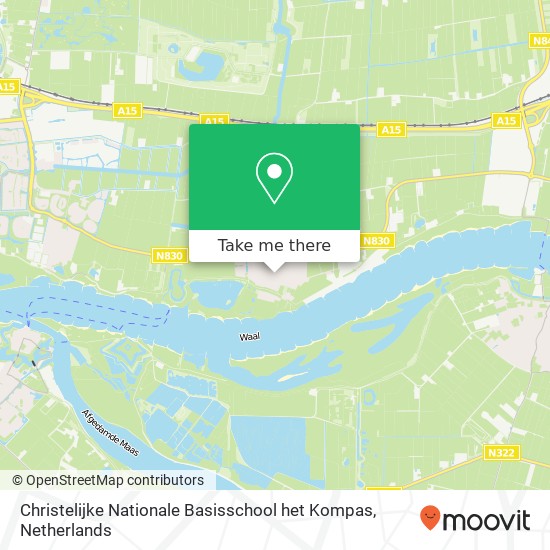 Christelijke Nationale Basisschool het Kompas, Esdoornlaan 4 map