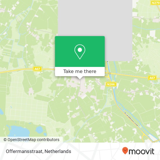 Offermansstraat, 5715 AL Lierop map