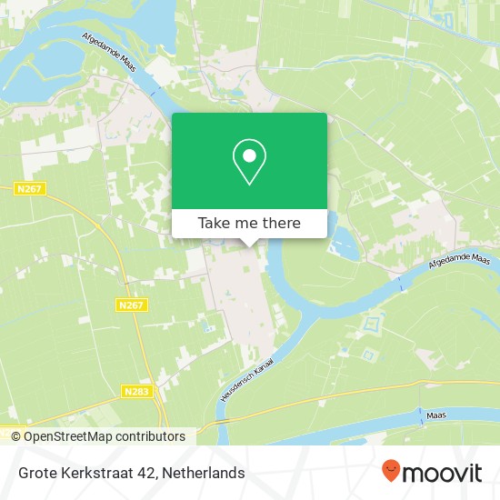 Grote Kerkstraat 42, 4261 BE Wijk en Aalburg Karte