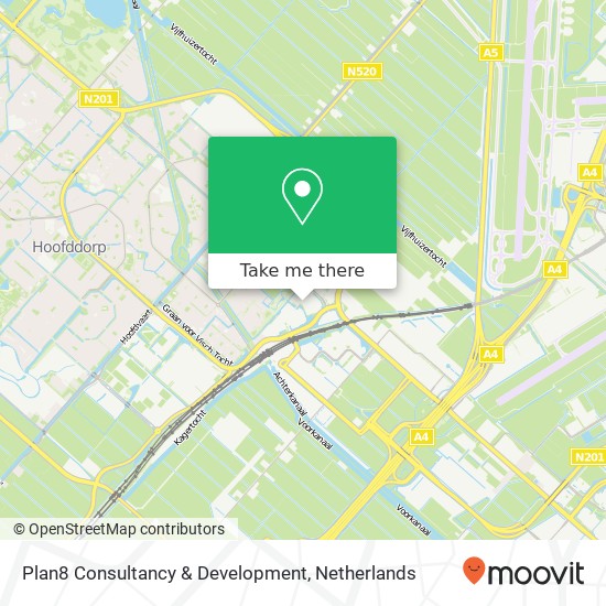 Plan8 Consultancy & Development, Jupiterstraat 51 map
