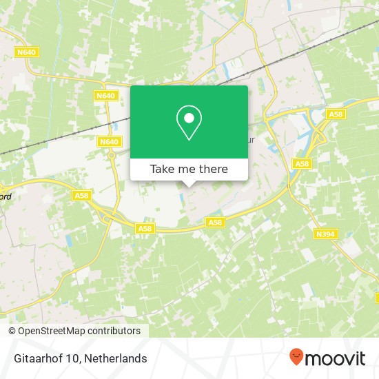Gitaarhof 10, 4876 VB Etten-Leur map