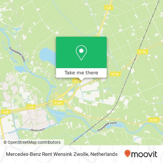 Mercedes-Benz Rent Wensink Zwolle, Lippestraat 2 map