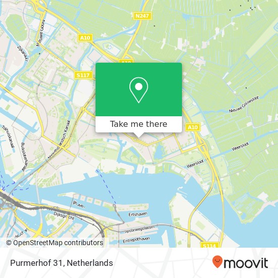 Purmerhof 31, 1023 AW Amsterdam map