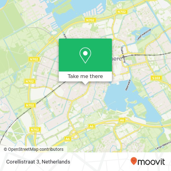 Corellistraat 3, 1323 AT Almere-Stad map