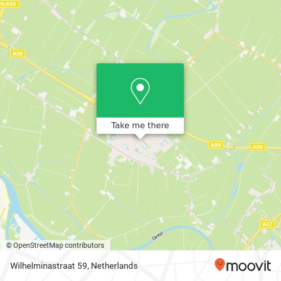 Wilhelminastraat 59, 4793 EM Fijnaart map