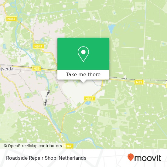 Roadside Repair Shop, Van den Bergsweg 36 Karte