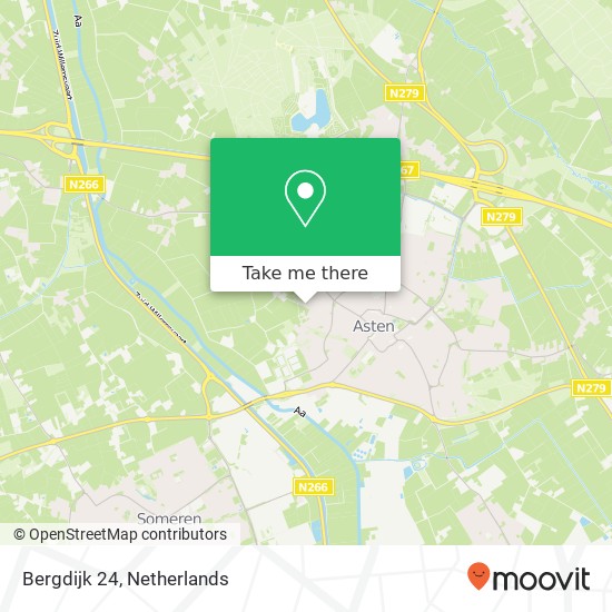 Bergdijk 24, 5721 WH Asten map