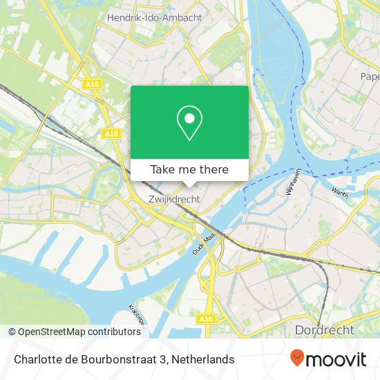 Charlotte de Bourbonstraat 3, 3331 BE Zwijndrecht map