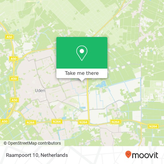 Raampoort 10, 5403 VX Uden map