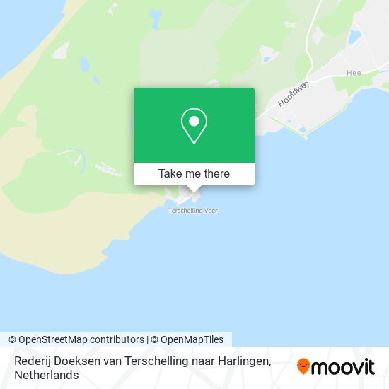 Rederij Doeksen van Terschelling naar Harlingen map