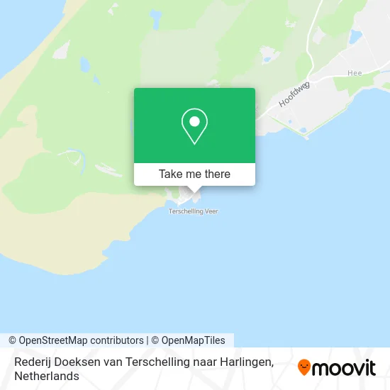 Rederij Doeksen van Terschelling naar Harlingen map
