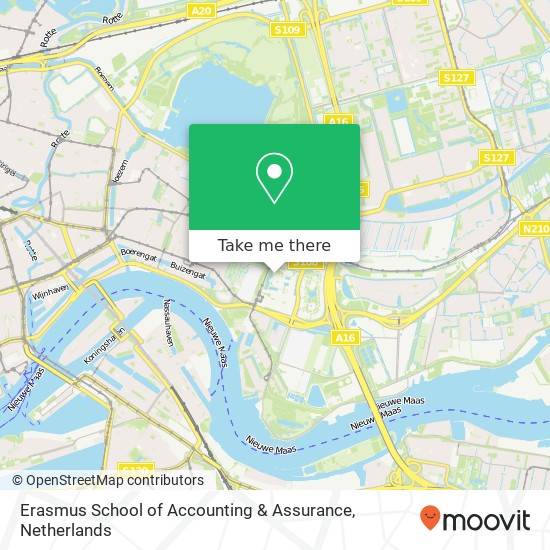 Erasmus School of Accounting & Assurance, Burgemeester Oudlaan 50 map