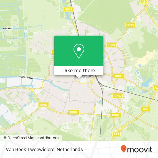 Van Beek Tweewielers, Herenstraat 73 map