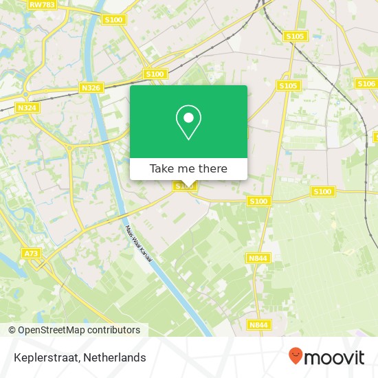 Keplerstraat, Keplerstraat, 6533 Nijmegen, Nederland Karte