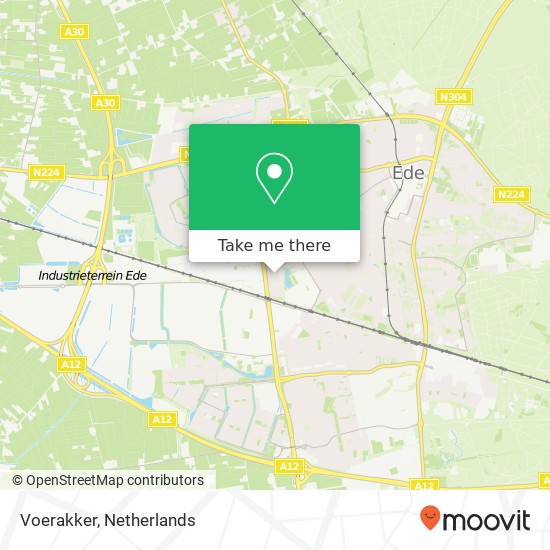 Voerakker, Voerakker, 6713 Ede, Nederland Karte