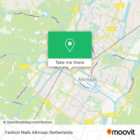 Fashion Nails Alkmaar map