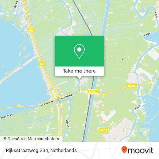 Rijksstraatweg 234, 3634 AN Loenersloot Karte