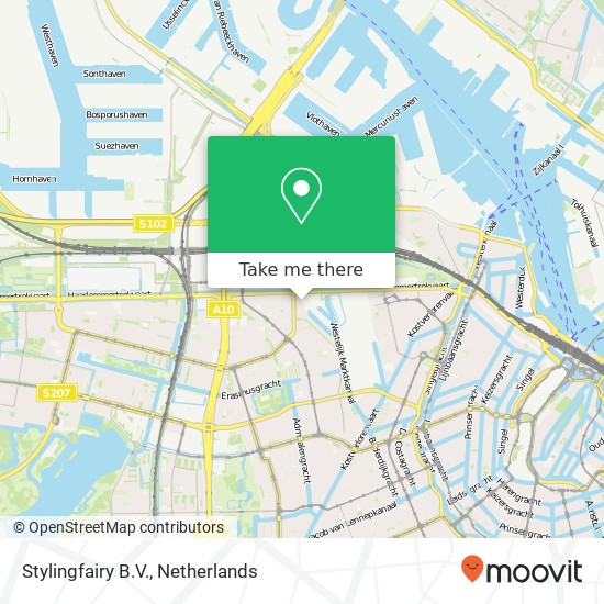 Stylingfairy B.V., Nieuwpoortstraat 96 map