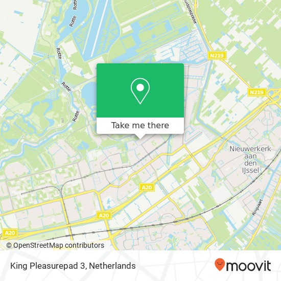 King Pleasurepad 3, 3069 XS Rotterdam map