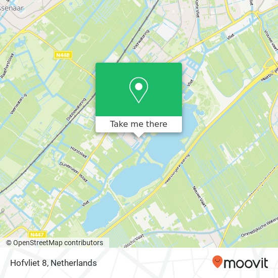 Hofvliet 8, 2251 TK Voorschoten map