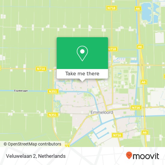 Veluwelaan 2, 8302 KP Emmeloord map